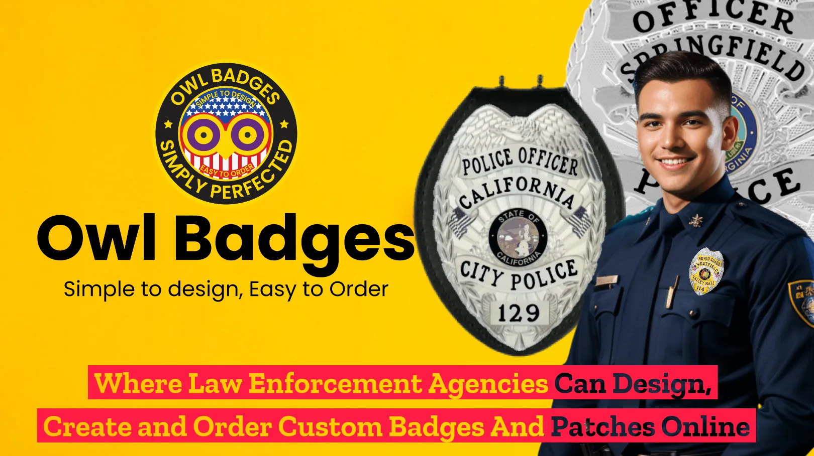 Police badge holders: leather holder for all police badges