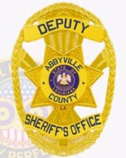 Order Your Custom Sheriff Badge: Design a Personalized Symbol of Law Enforcement Identity a yellow badge with a star and text