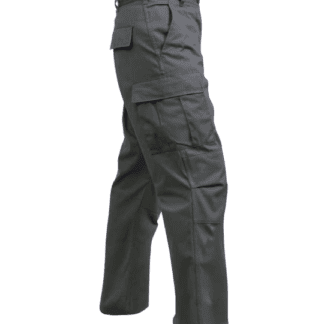 Security Tactical BDU Pants Owl Badges a pair of dark grey pants with a black background