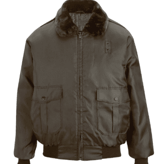 Performance Watch Guard Security Bomber Jacket in Brown colors