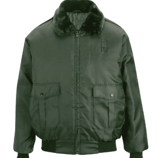 Performance Watch Guard Security Bomber Jacket in Green Color