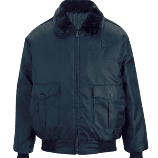 Performance Watch Guard Security Bomber Jacket in Navy Blue Color