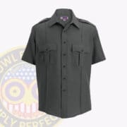 Security Uniform Shirt Short Sleeve: a short sleeved shirt with a logo