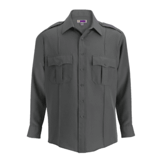 security uniform shirt long sleeved dark grey shirt