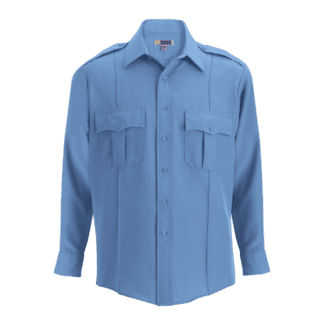 security uniform shirt long sleeve light blue shirt with pockets