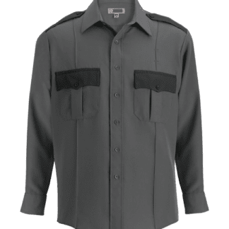 Performance Security Uniform Shirt Long Sleeves Owl13-26 Dark Gray Black