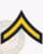 Police Rank Chevron PFC Police First Class  a yellow and black chevron used by Law Enforcement