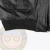 Performance Watch Guard Security Bomber Jacket Owl Badges Logo a close up of a jacket