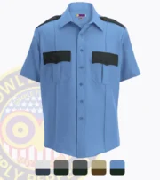 Performance Security Uniform Shirt Short Sleeves Owl13-25 All Colors with Owl Badges Logo Two Tone Colors