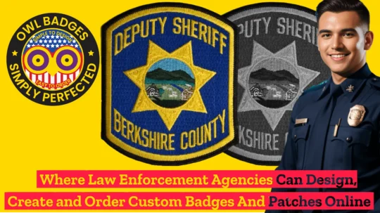 Sheriff Patches: Create Custom Patches For Your Sheriff Department a man standing next to a sheriff patch