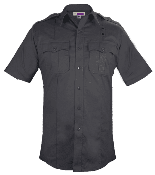 Stretch-Tactical Security Shirts-Black a grey shirt with pockets