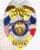 Custom Sheriff Badges: Design, Create and Order Badges For Sheriff Departments Sheriff Badge SH4-A1 Silver a badge with a flag and a circle a badge with a flag and text. In UV Color