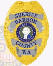 Personalized Sheriff Badges: How Design and Personalize A Sheriff Badge a close-up of a badge harbor county