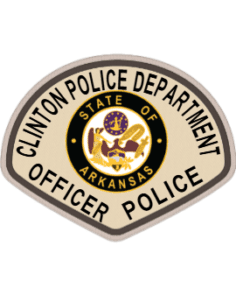 Embroidered police patches for clinton police department