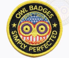 Owl Badges Custom Embroidered Patches 2024