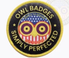 Owl Badges Custom Embroidered Printed Patches 2024