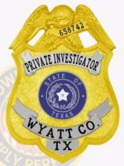 13-B17PI Buy Private Investigator Badge Gold Silver Badges