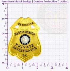 13-B18PI Buy Private Investigator Badge 3.15 Premium