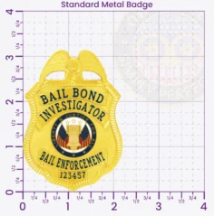 13-B1BEA Buy Bail Enforcement Agent Badge 3.125 Standard