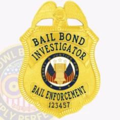 13-b1bea buy bail enforcement agent badge gold