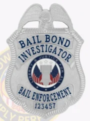 13-B1BEA Buy Bail Enforcement Agent Badge Silver Badges