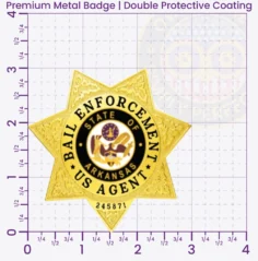 15-H11-2BEA Buy Bail Enforcement Agent Badge 3 Inch Premium