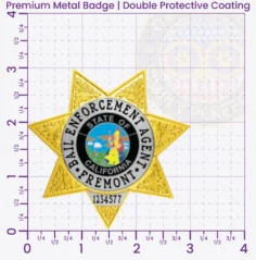 15-H11BEA Buy Bail Enforcement Agent Badge 3 Inch Premium