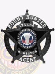 19-H15BH Buy Bounty Hunter Badges Black Badges