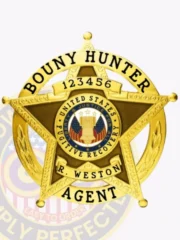 19-H15BH Buy Bounty Hunter Badges Gold Badges