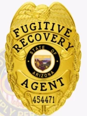 2-C10-2FRA Buy Fugitive Recovery Agent Badge Gold Badges