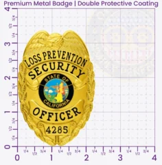 2-C10-2LPO Buy Loss Prevention Officer Badge 3.374 Premium