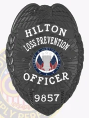 2-C12-4LPO Buy Loss Prevention Officer Black Badges Online