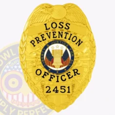 2-c13lpo buy loss prevention officer badges gold