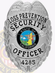 2-C14LPO Buy Loss Prevention Officer Silver Badges