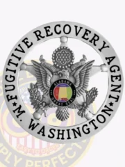 21-BH1FRA Buy Fugitive Recovery Agent Badge Silver Badges