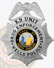 27-SB1 Drug Enforcement Badges Silver