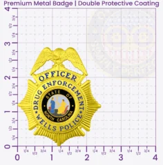 Premium Police Badges For Drug Enforcement