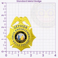 27-SB1 Standard Police Badges For Drug Enforcement