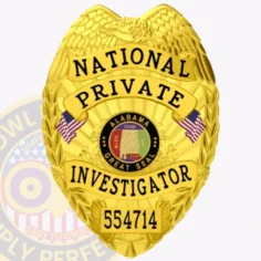 3-c15pi buy private investigator badge gold