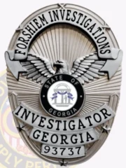 6-J1PI Buy Private Investigator Badge 3.5 Silver Badges