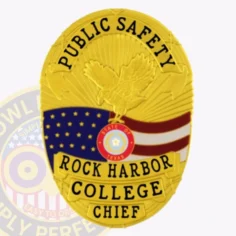 9-a1cs how to buy custom campus safety badges and university security badges gold