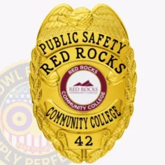 How to order and buy custom campus safety badges and university security badges gold