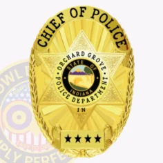 11-18H14 Custom Police Badges And Design, Create, Build and Order Personalized Police Badges Officer Badges Gold