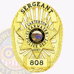 11-d16 custom police badges and design, create, build and order personalized police badges officer badges gold