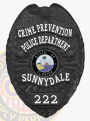 12-D17-2 Custom Police Badges And Design, Create, Build and Order Personalized Police Badges Officer Badges Black Badges