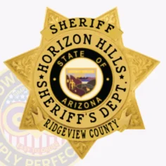 16-H31 Buy Custom Sheriff Badges And Design Create Build and Order Personalized Sheriff Badges Deputy Gold