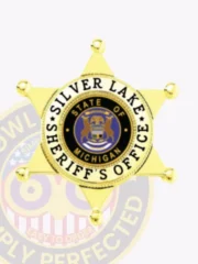 17-H14-2 Buy Custom Sheriff Badges And Design Create Build and Order Personalized Sheriff Badges Deputy Gold Badges