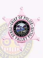 17-H14-2 Custom Police Badges And Design, Create, Build and Order Personalized Police Badges Officer Badges BCAM Pink Badges