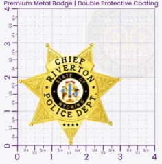 17-H15 Custom Police Badges And Design, Create, Build and Order Personalized Police Badges Officer Badges Gold Badges 3 Premium