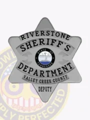 18-P1 Buy Custom Sheriff Badges And Design Create Build and Order Personalized Sheriff Badges Deputy Silver Badges